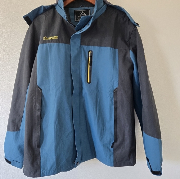 MagcoMsen Windproof Water Resistant Outdoor Jacket 5 Pockets for Hiking size 2XL - Picture 4 of 16